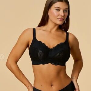Panache Rocha Non Wired Bra 40M (40J UK) Black